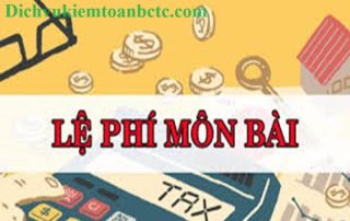 Mức lệ phí môn bài năm 2024