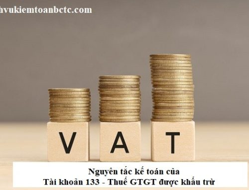 Cách hạch toán tài khoản 133