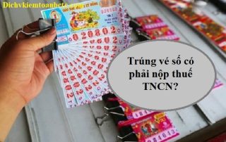 Các khoản thu nhập từ việc trúng thưởng phải nộp thuế TNCN