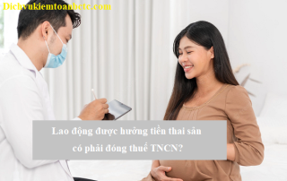 Có phải đóng thuế TNCN đối với khoản tiền nhận từ trợ cấp thai sản