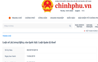 Luật Quản lý thuế