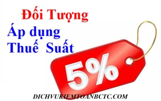 Nhóm các hàng hóa dịch vụ chịu thuế GTGT 5% từ 1/7/2025