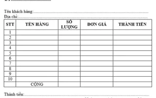 Hóa đơn bán hàng không VAT có phải kê khai thuế