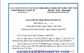 Trường hợp nào phải thực hiện thủ tục cấp Giấy chứng nhận đăng ký đầu tư